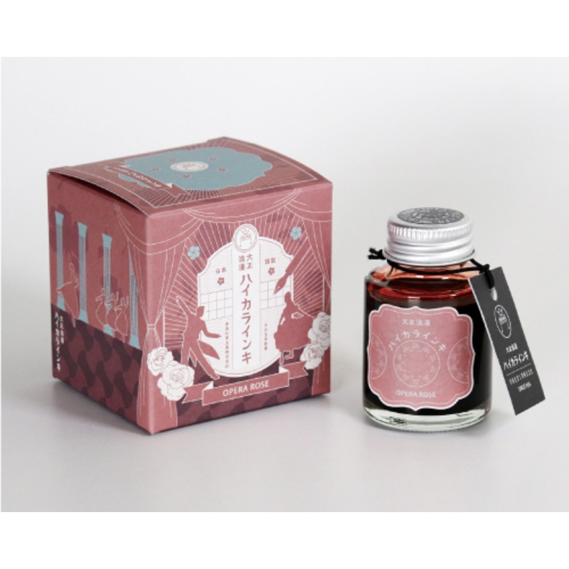 Teranishi Guitar Taisho Roman Haikara Fountain Pen Ink – Opera Rose