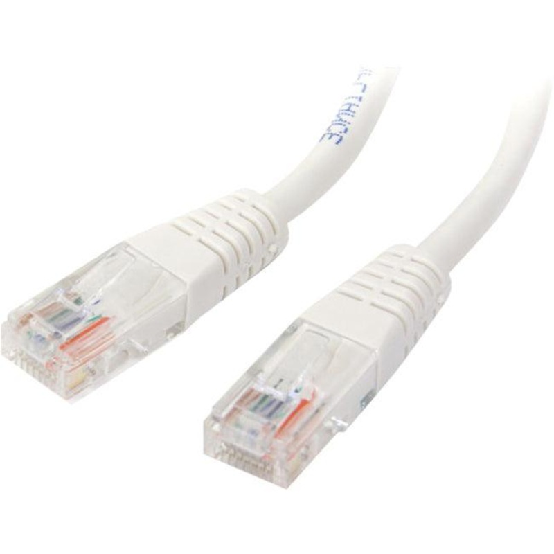 15m Cat5e White Molded Cat5e Patch Cable