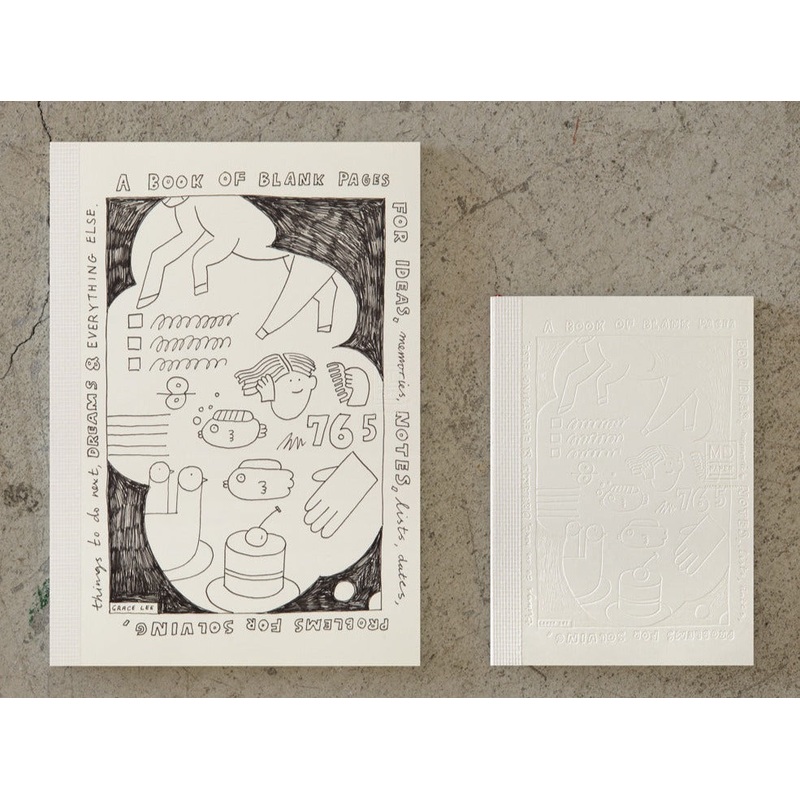 MD Notebook – A6 – Blank – Limited Edition – Grace Lee