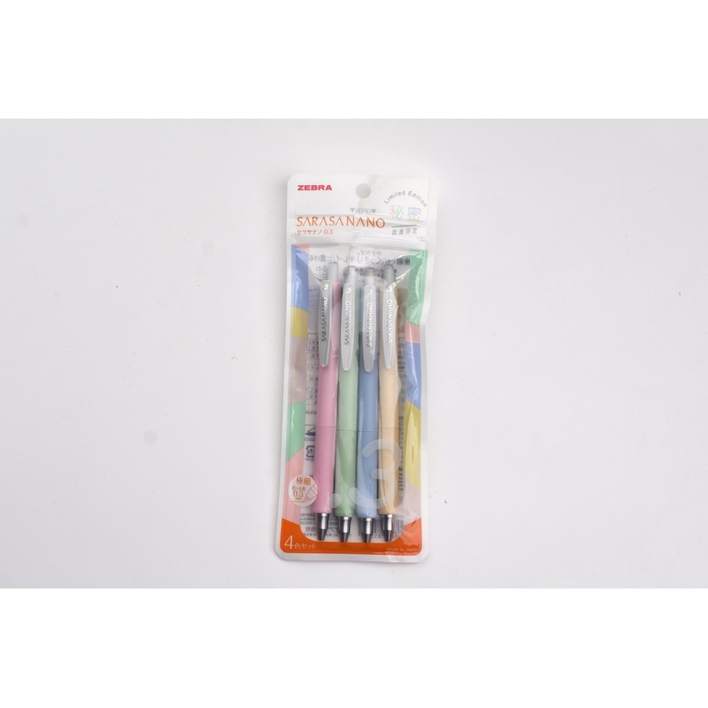 SARASA Nano – Smoke Color – 0.3mm – Set of 4 – Limited Edition