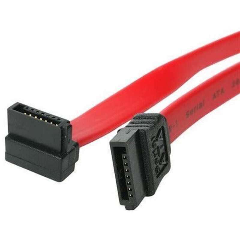 12in SATA to Right Angle SATA Cable