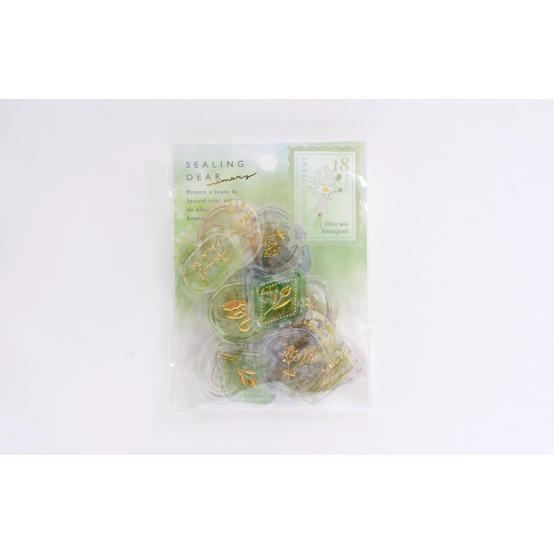 Q-Lia Sealing Dear Memory Clear Seal – Bouquet