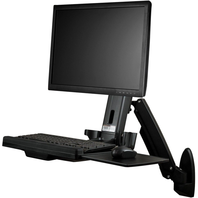 Sit Stand Desk – Wall Mount One Monitor