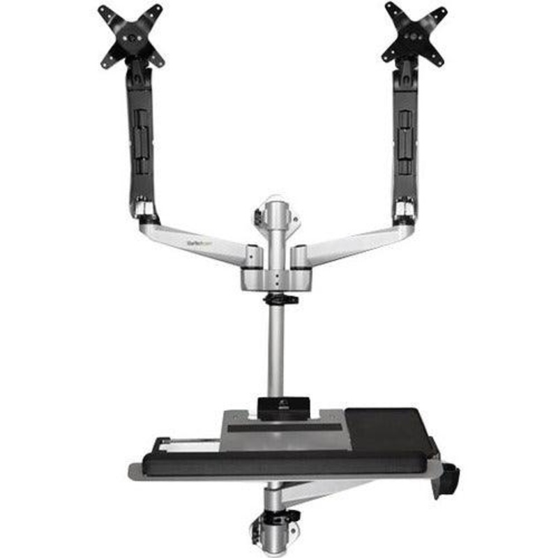 Workstation Wall Mount – Dual Monitor