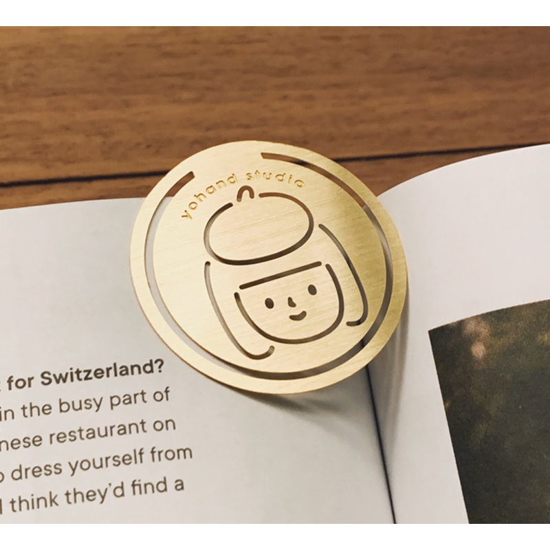 Yohand Studio Brass Bookmark – Yohand Supergirl