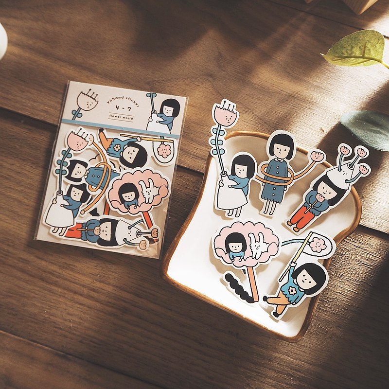 Yohand Studio Sticker Pack – Flower World