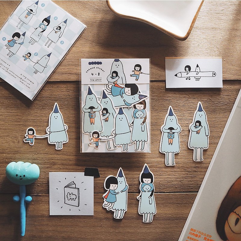 Yohand Studio Sticker Pack – Hug Ghost