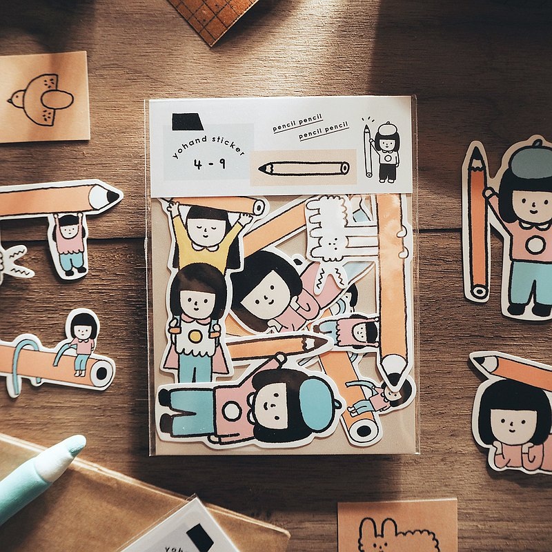 Yohand Studio Sticker Pack – Pencil Pencil