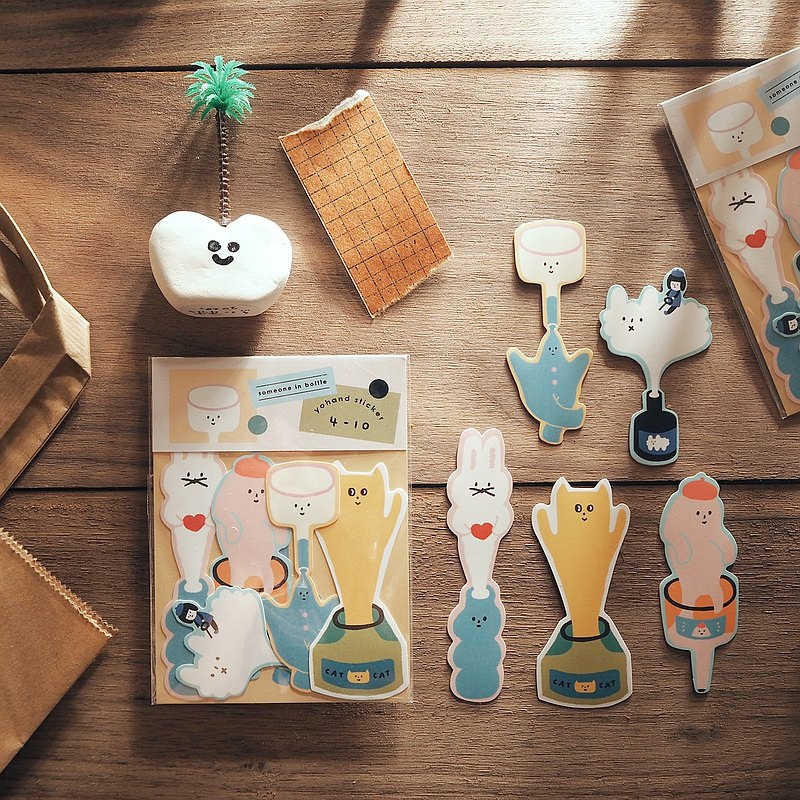 Yohand Studio Sticker Pack – Someone In Bottle