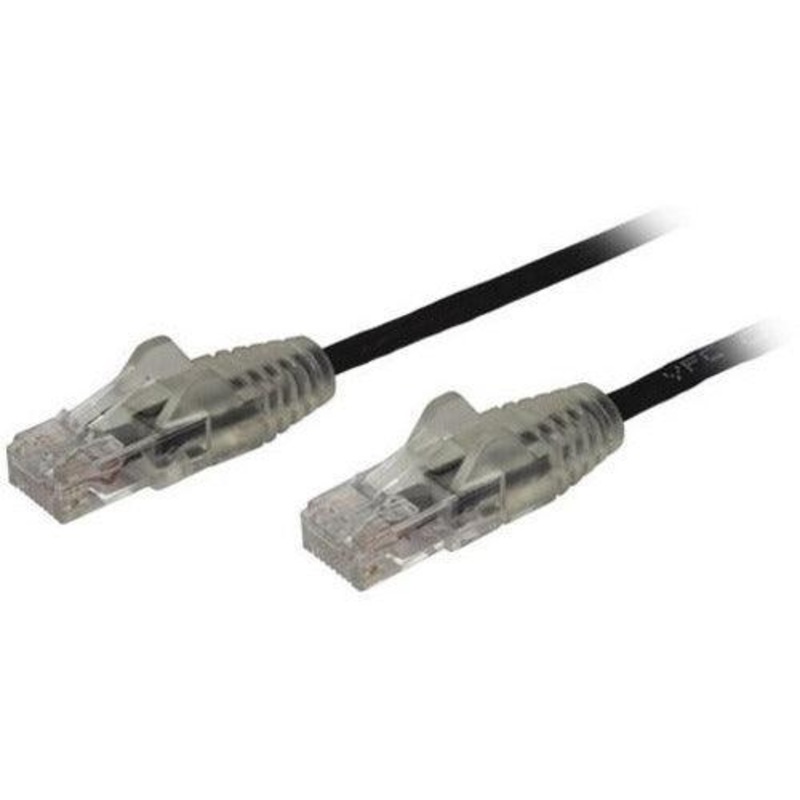 Cable – Black Slim CAT6 Patch Cord 0.5m