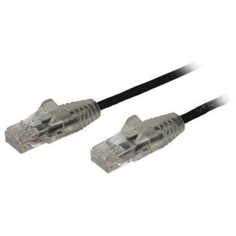Cable – Black Slim CAT6 Patch Cord 2m