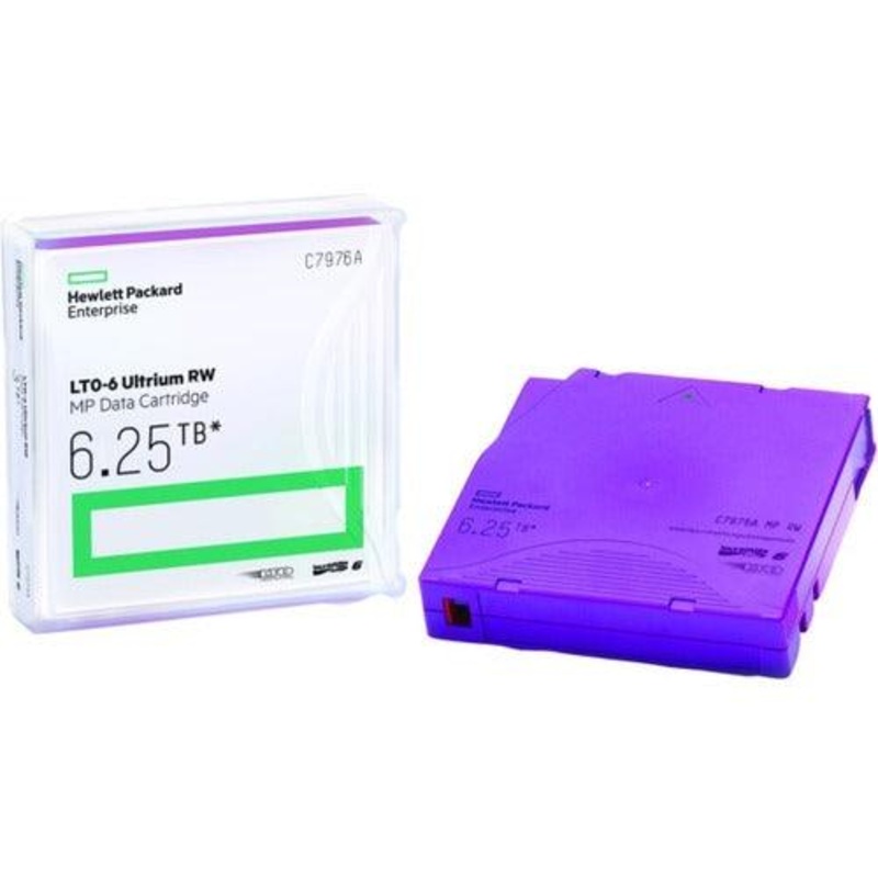 HP LTO6 Ultrium 2.5TB/6.25TB RW Data Car