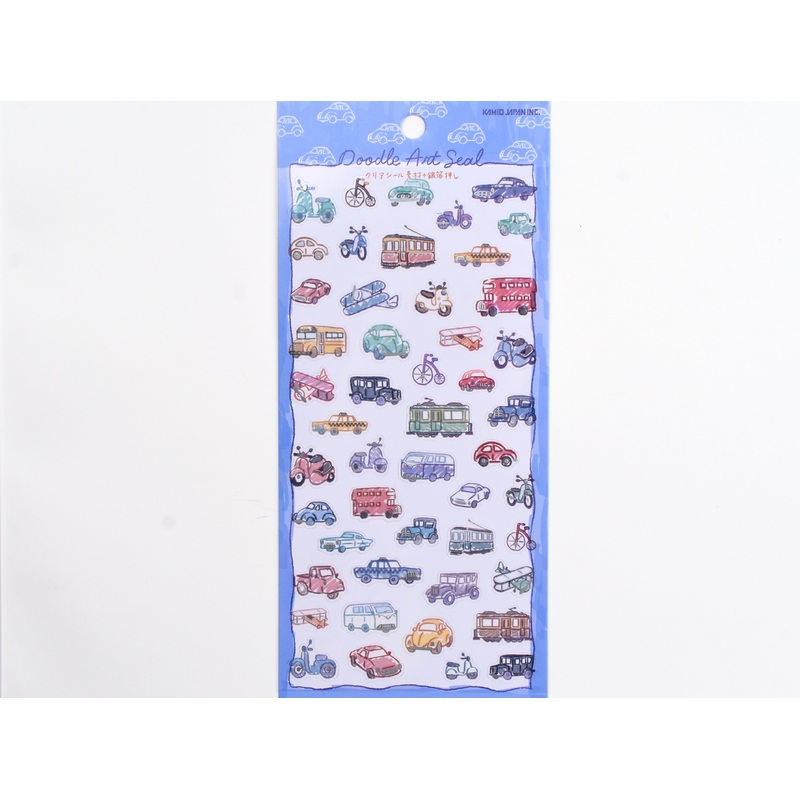 Kamio Doodle Art Seal – Vehicles