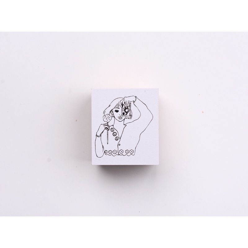 La Dolce Vita Rubber Stamp – Photography Flower Girl