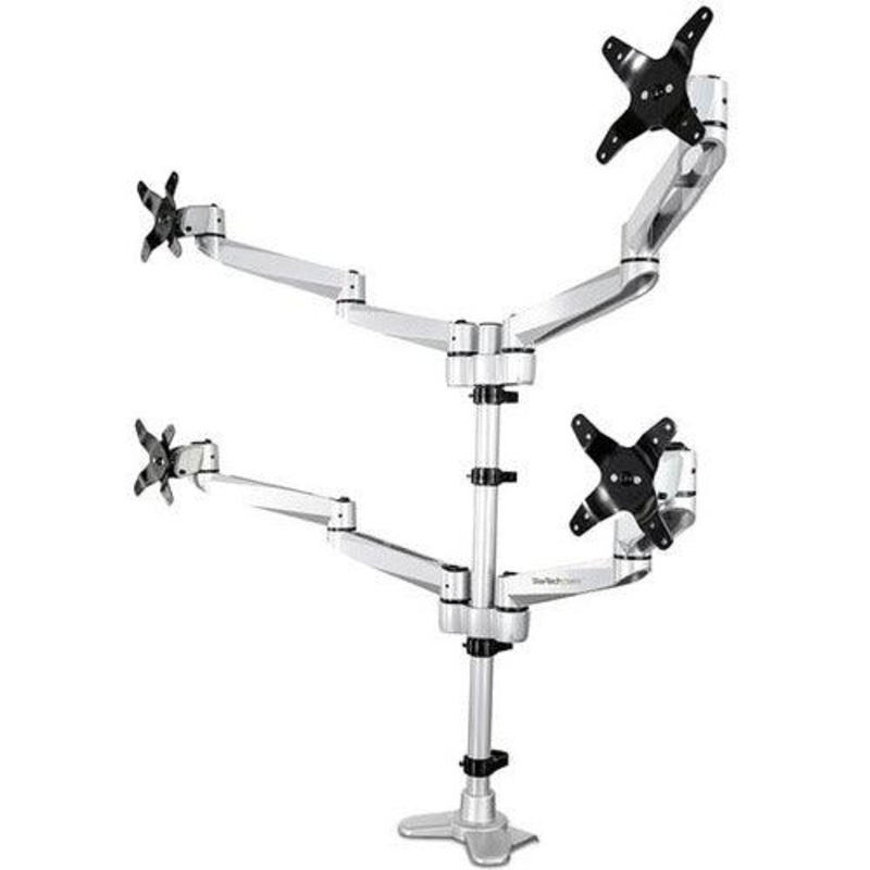 Monitor Mount – Quad Monitor Desk Mount