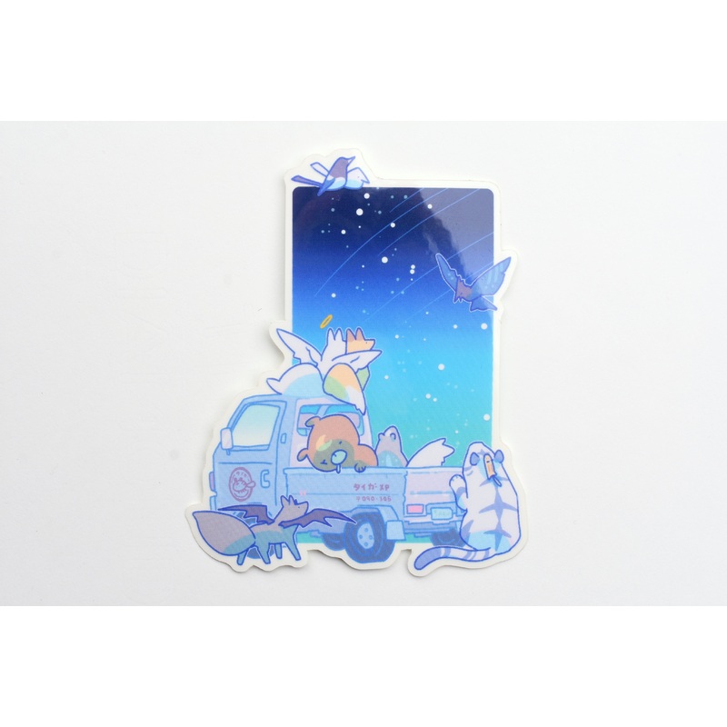 Ameruu Sticker – Kei Truck: Night