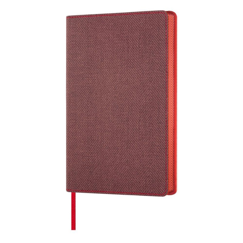 Castelli 2024 Harris Diary A5 Wkly_Notes Maple Red