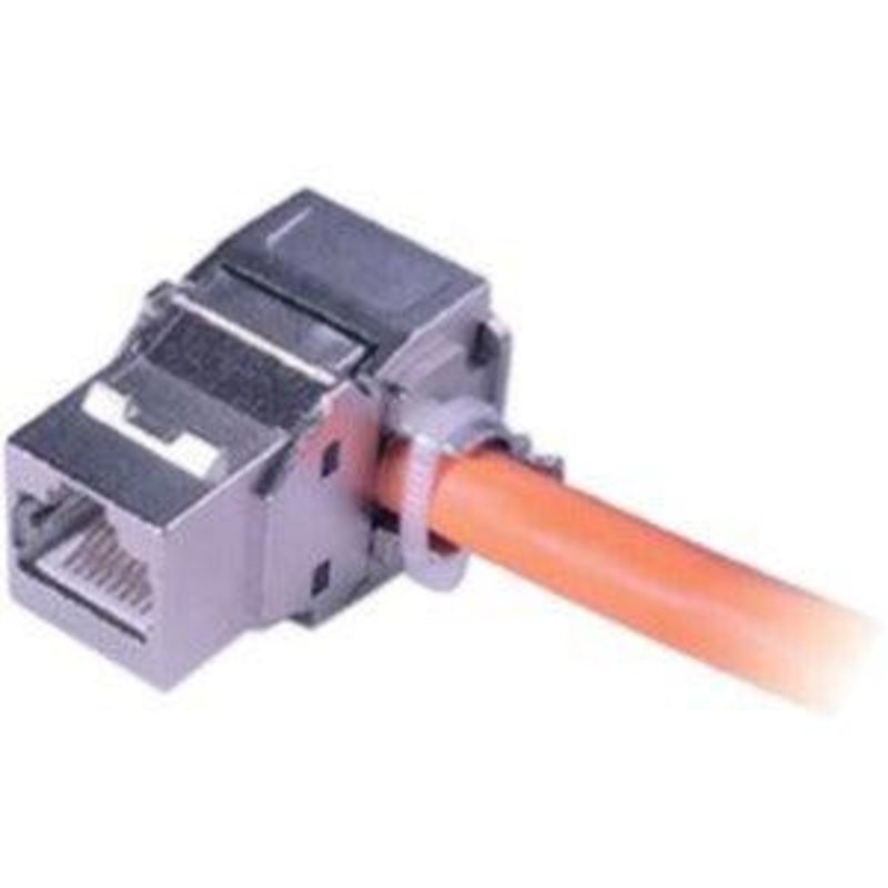 CAT6A JACK KEYSTONE SHIELDED TOOLLESS SE