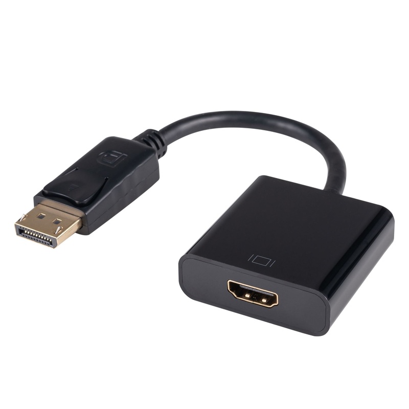 DYNAMIX DisplayPort to HDMI Active Cable Converter. 200mm. Max Res 4K@60Hz (3840×2160)