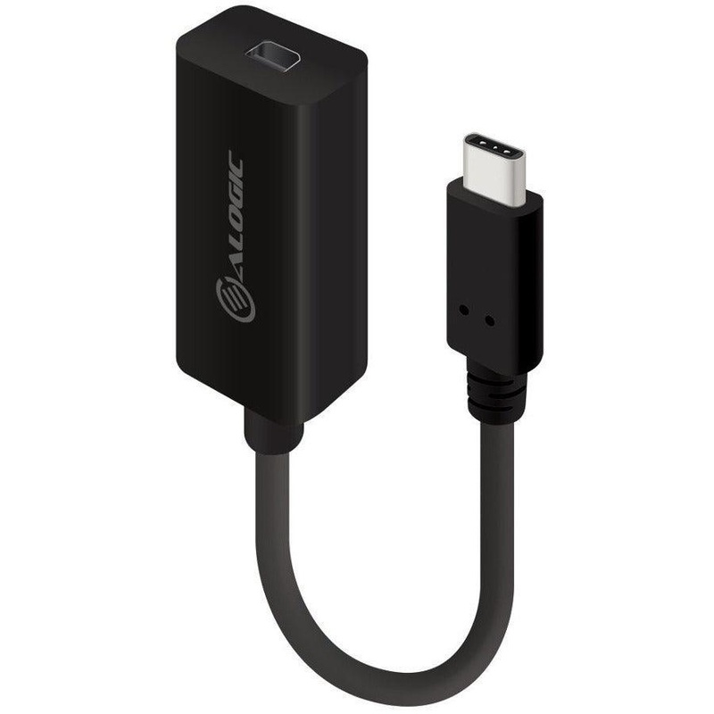 10CM USB-C 2 MINI DISPLAYPORT ADAPTR BLK