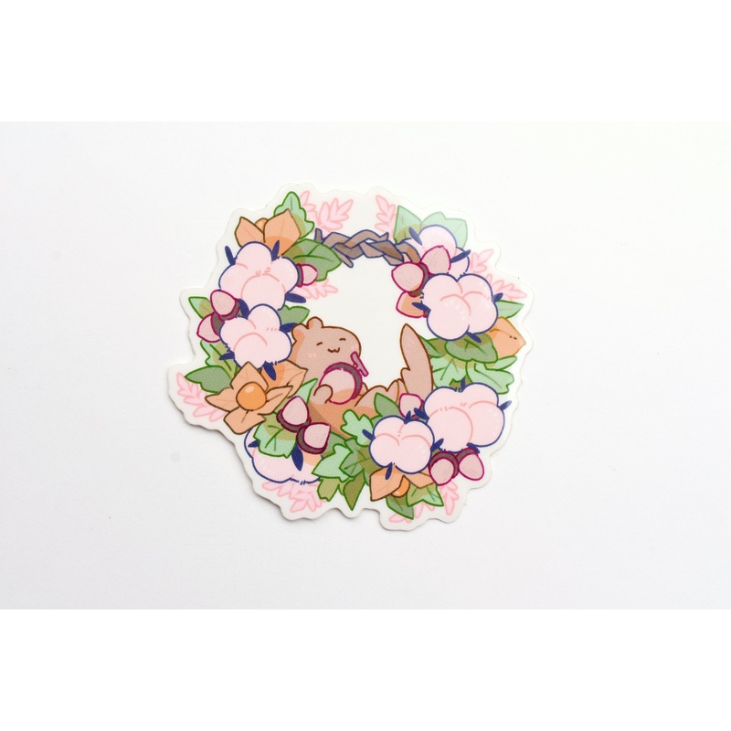 Ameruu Sticker – Cotton Wreath