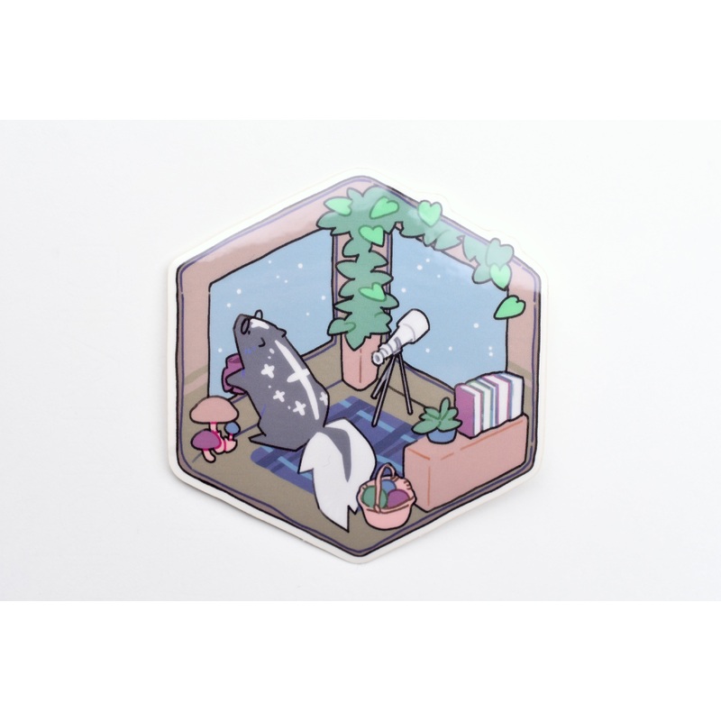 Ameruu Sticker – Room Satellite Skunk