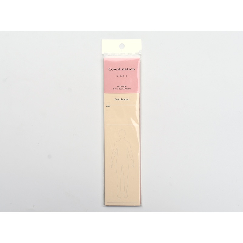 Laconic Style Bookmarker – Coordination