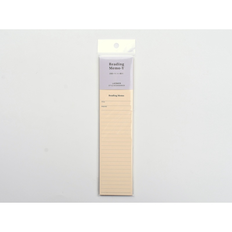 Laconic Style Bookmarker – Reading Memo – Horizontal