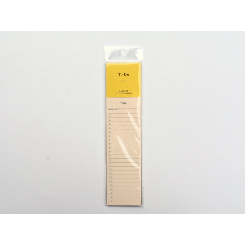 Laconic Style Bookmarker – To-Do List