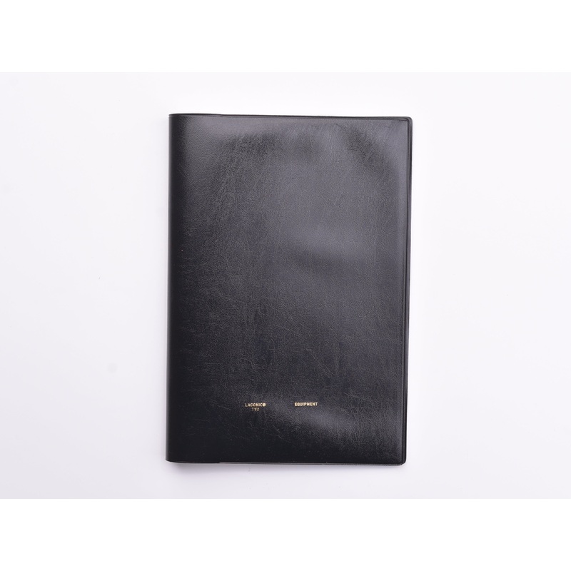 Laconic Style Notebook Cover – Black – A5