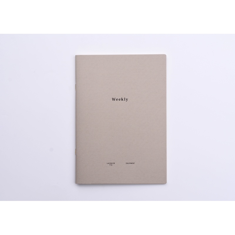 Laconic Style Notebook – Weekly – A5
