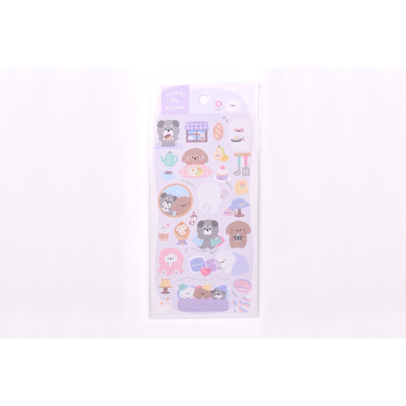 Yururu Day Sticker – Fluffy Inu