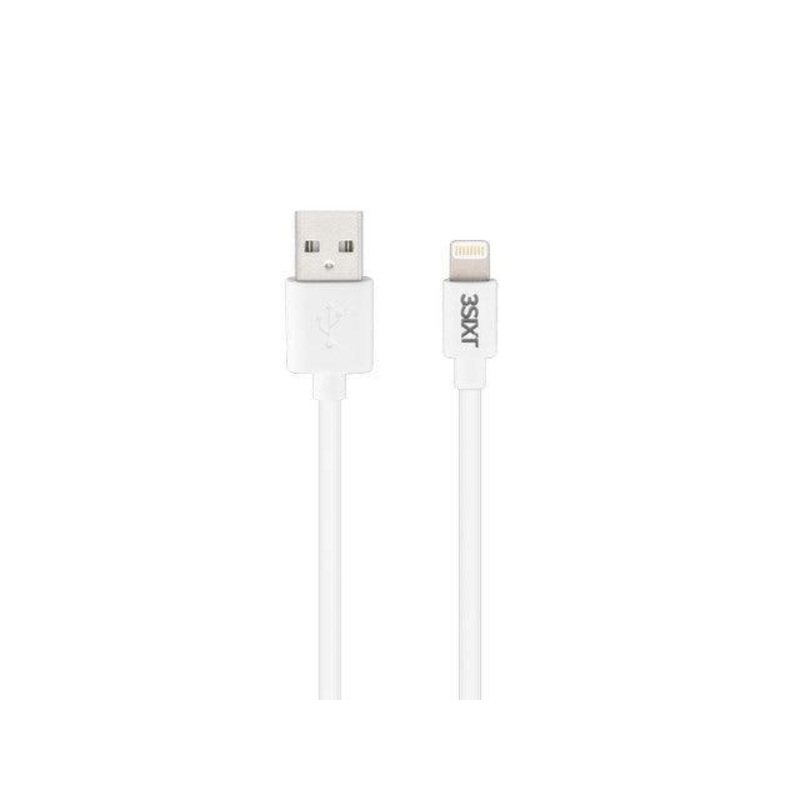 3sixT Charge & Sync Cable – Lightning – 1m – White