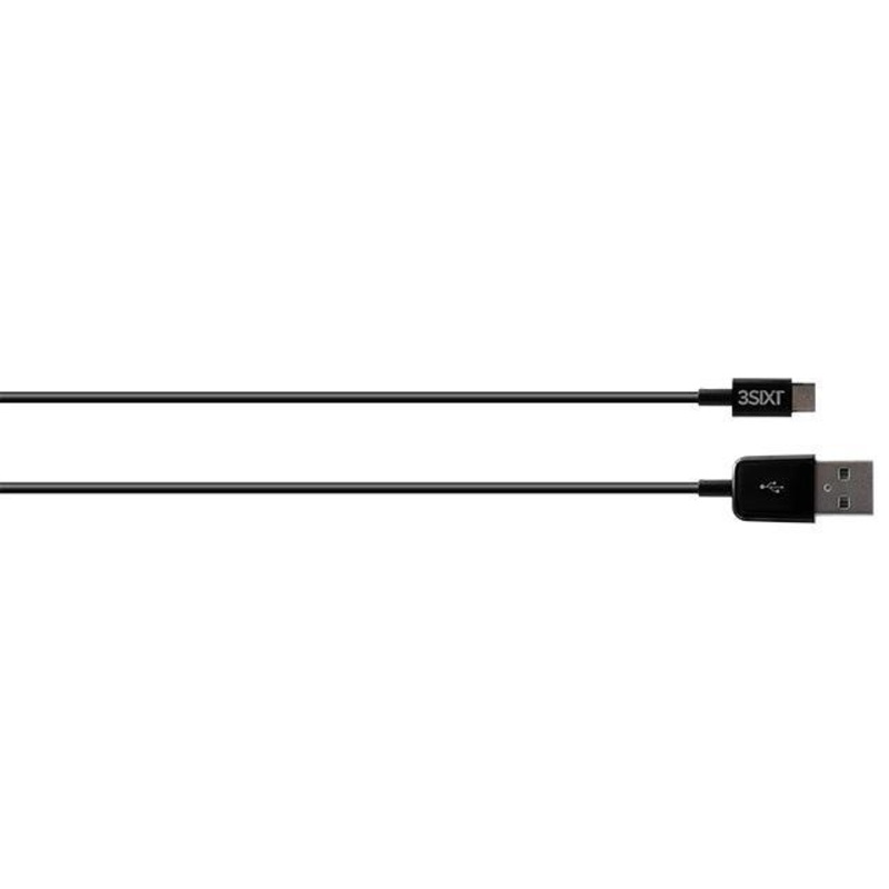 3sixT Charge & Sync Cable – Micro USB – 3m – Black
