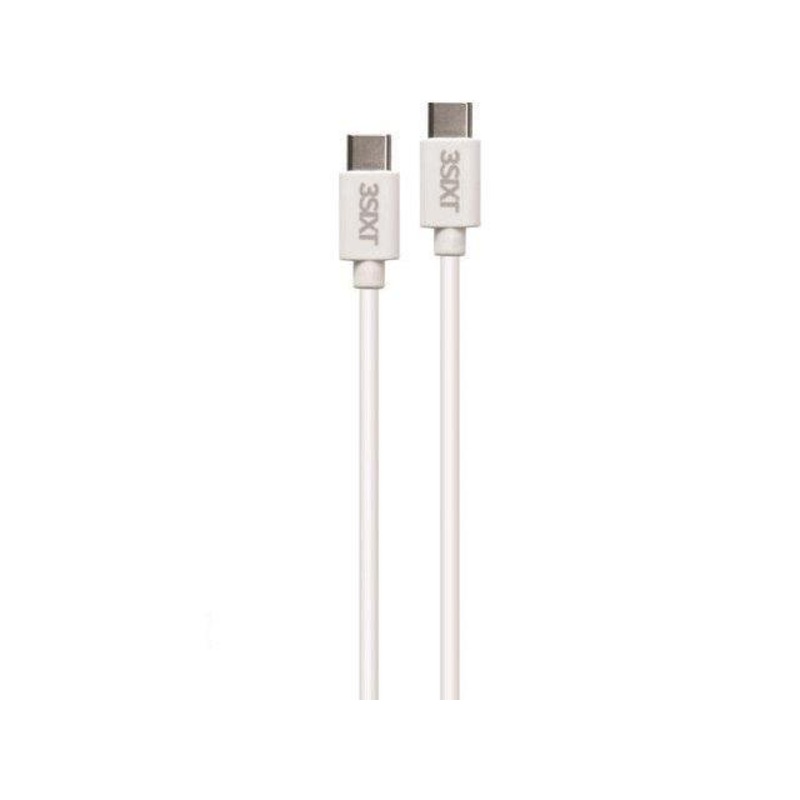3sixT Charge & Sync Cable – USB-C to USB-C – 1m – White