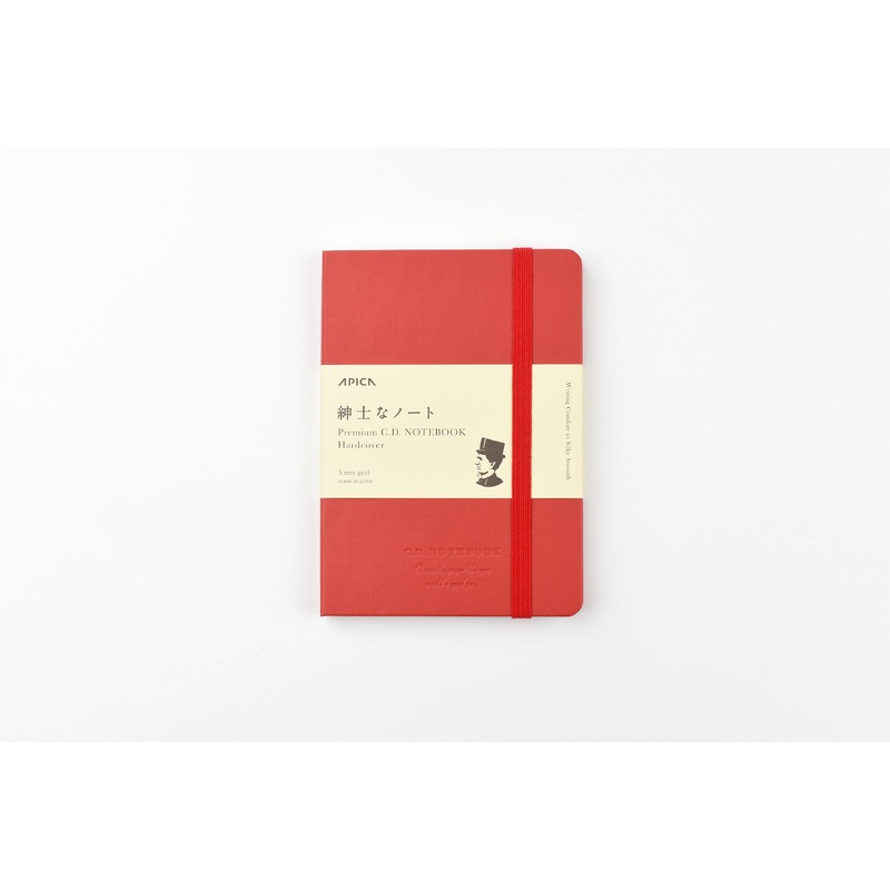 Apica Premium C.D. Hard Cover Notebook – A6 – Grid