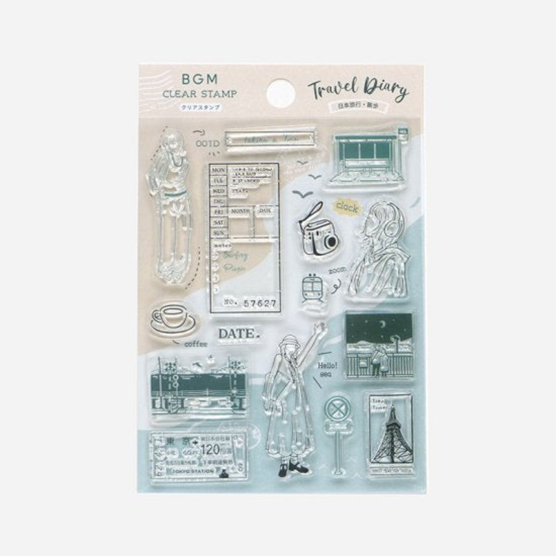 BGM Clear Stamp – Bon Voyage