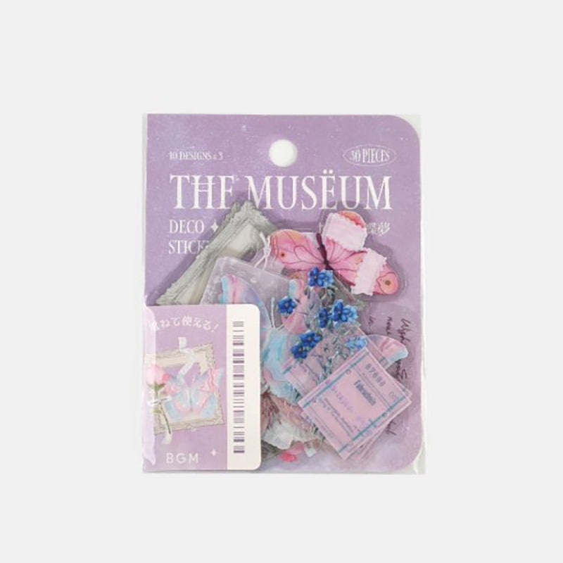 BGM Deco Sticker – Clear Seal – The Museum – Butterfly Dream