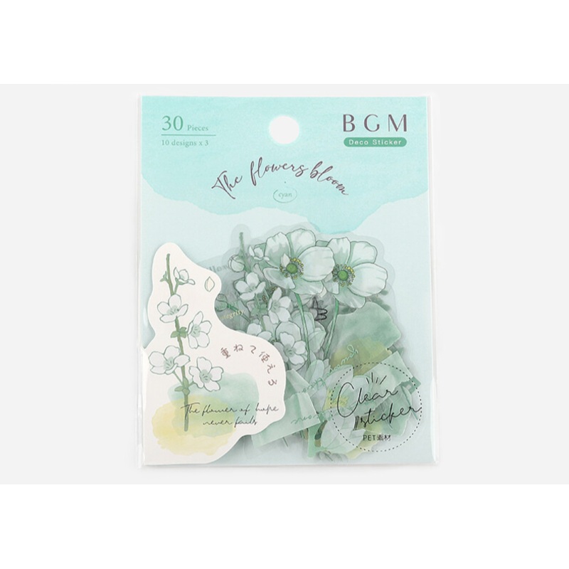 BGM Flake Sticker – Blossom – Mint