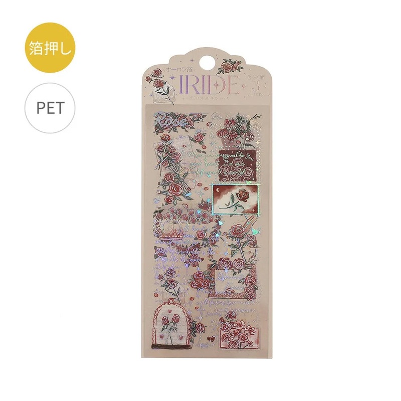 BGM – Foil Stamping Iride Sticker Sheets Vol.2 – Rose
