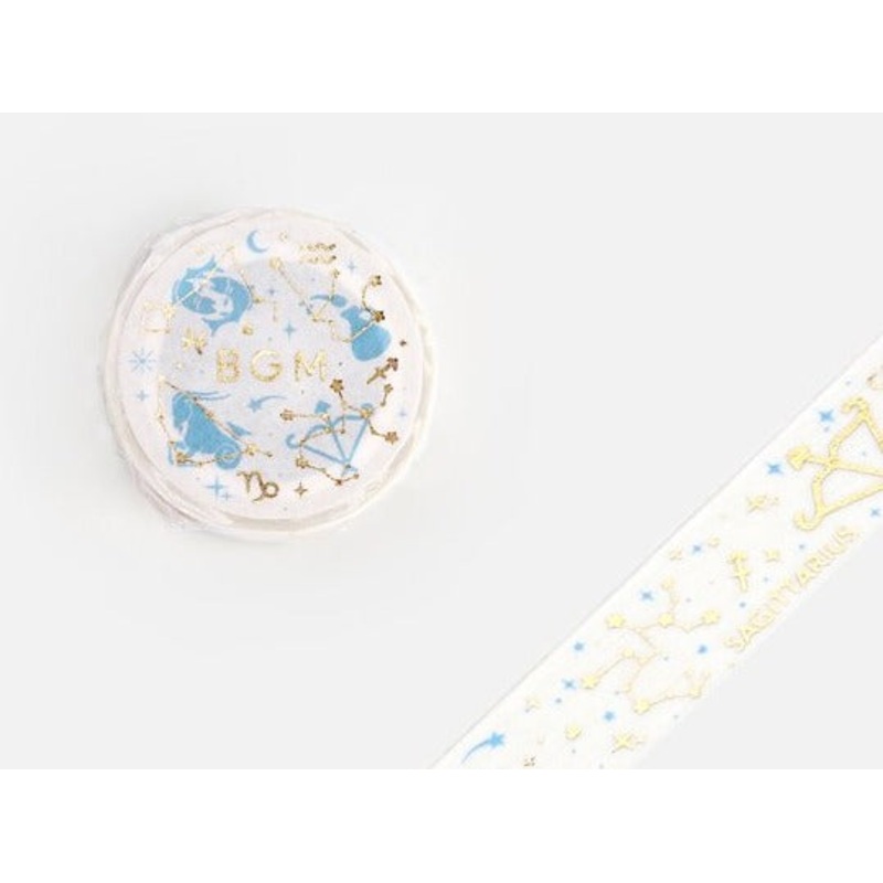 BGM Washi Tape – Zodiac Signs 11/23-3/20