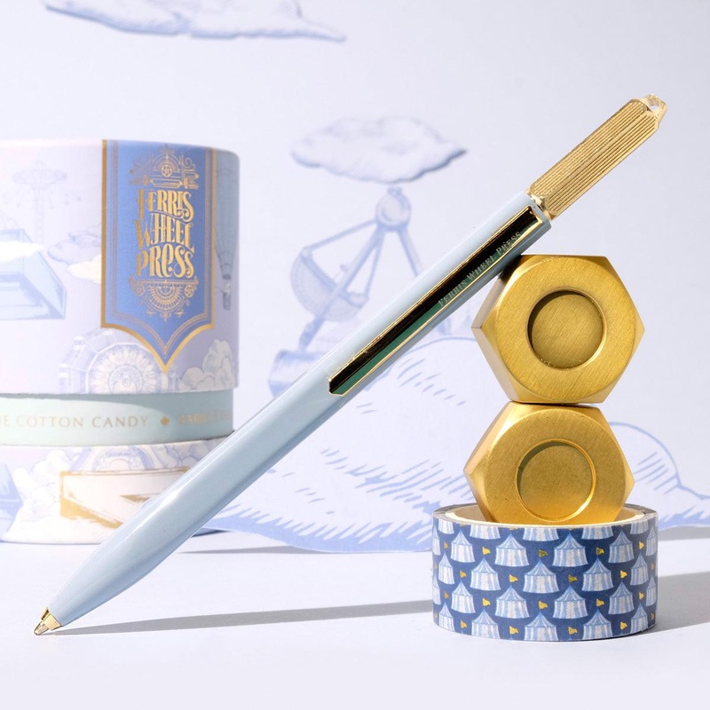 Ferris Wheel Press Ballpoint Pen The Scribe Forget Me Not Medium
