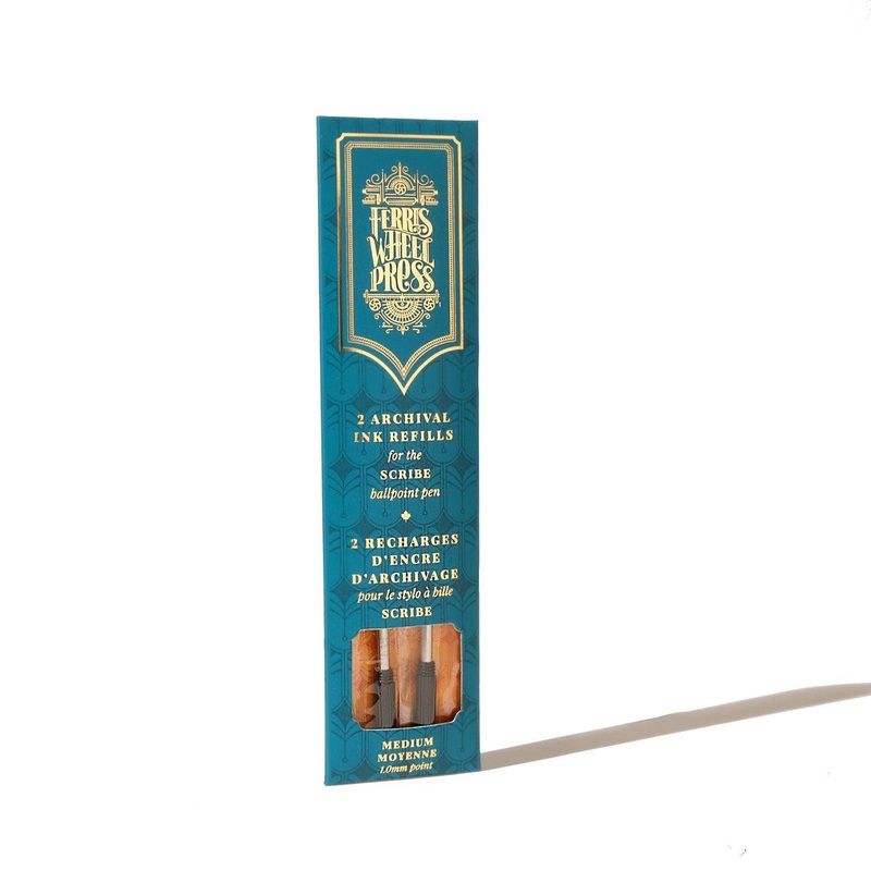 Ferris Wheel Press Refill Ballpoint Pen The Scribe Telltale Teal Medium