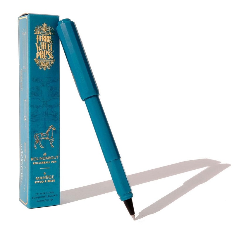 Ferris Wheel Press Rollerball Pen Roundabout Tattlers Teal Fine