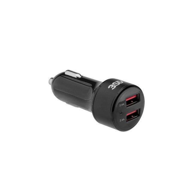 3sixT Car Charger 4.8A – Black