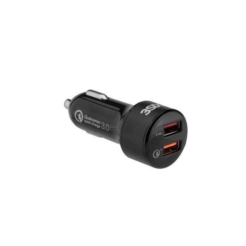 3sixT Car Charger 5.4A – Black