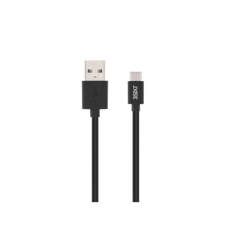 3sixT Charge & Sync Cable – USB-A to USB-C – 1m – Black
