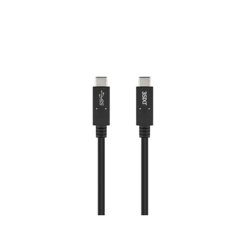 3sixT Charge & Sync Cable – USB-C to USB-C PD – 1m – Black