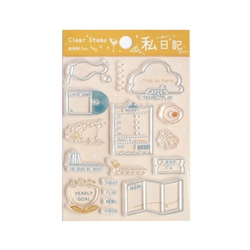 BGM Clear Stamp – Diary – Personal Diary