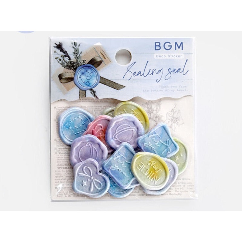BGM Deco Sticker – Sealing Seal – Star Moon Night